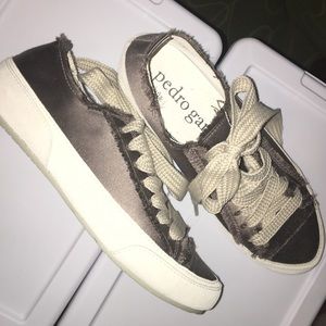 Pedro Garcia Parson ‘Phat’ Laced Satin Sneakers